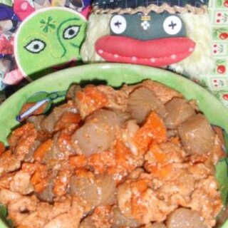 豚肉とコンニャクのピリ辛煮